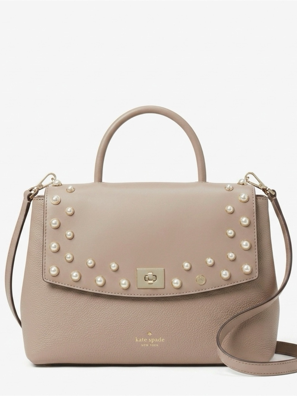 Kate Spade Serrano Place Pearl
Dorina Satchel - Warm Beige - (Used) - Picture 2 of 16